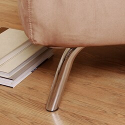 Brown T-back Sofa Bed