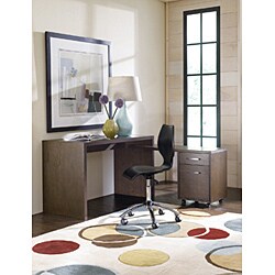 Pivot Chocolate Desk with File