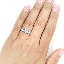 14k Gold 3/4ct TDW Round Diamond Bridal Rings Set (H-I, I1-I2)