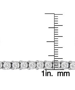 14k White Gold 6-ct Diamond Tennis Bracelet (G-H, SI1-SI2)