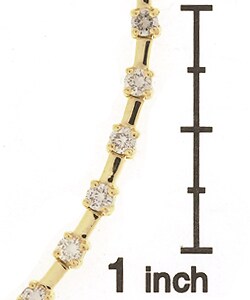 14k Gold 2 1/2ct Diamond Tennis Bracelet (H, SI1)
