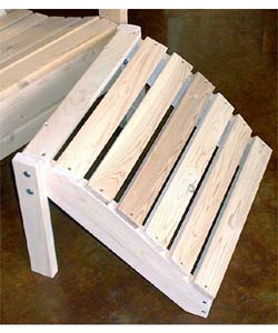 Classic Cedar Adirondack Footrest