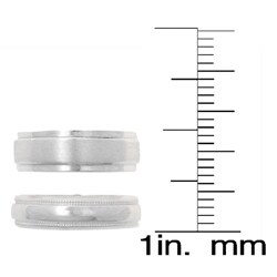 Sterling Silver Satin Finish Ring Set