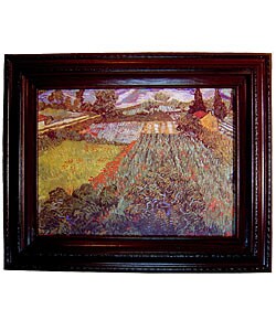 Vincent van Gogh Flower Garden Framed Canvas Collection