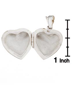 Sterling Silver Heart Locket Pendant