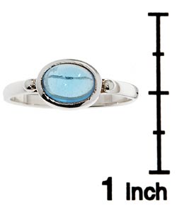 Sterling Silver BlueTopaz Ring