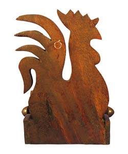 Handcarved Wooden Tissue Paper Holder