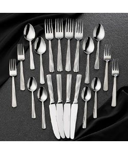 Stanley Roberts 20-piece Adriene Flatware Set (Case of 6)