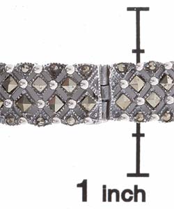 Sterling Silver Marcasite Bracelet