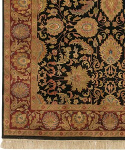 Hand-knotted Nain Collection Wool Runner (2'6 x 8') with Free Rug Pad