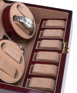 Four Winder Mahogany 10-watch Box