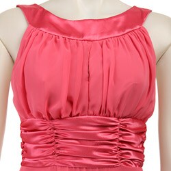Connected Apparel Women's Sleeveless Chiffon Dress