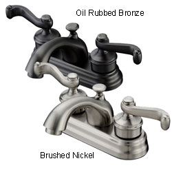 Fontaine French Handle Centerset Bathroom Faucet