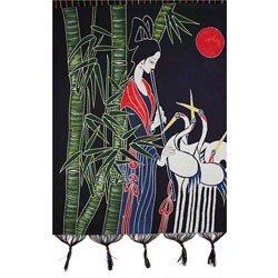 Handmade Crane Dance Tapestry (China)