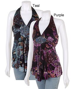 Simply Irresistible Floral Print Halter Top