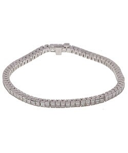 14k Gold 5-ct TW Channel-set Diamond Bracelet (G, VS2)