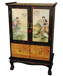 Beauty in the Garden Two-door Cabinet (China)