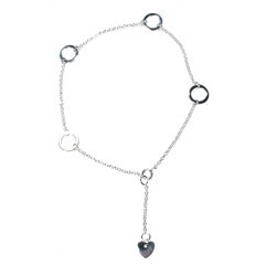 Sterling Silver Circles Anklet