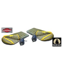 Black Pine Sleeping Bag Set  (Set of 2)