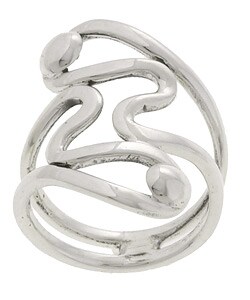 Sterling Silver Modern-design Ring