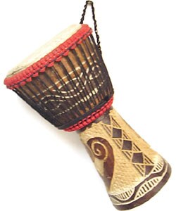 Full D Medium Jembe Drum (Ghana)
