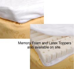 Velour Cover for Memory Foam Toppers