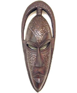 Hand-carved Bundu Mask (Ghana)