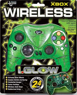 Xbox - Wireless I Glow Controller (Green)