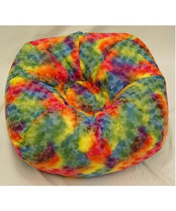 Furry Tie-dye Teen Beanbag Chair