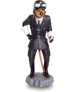 Robert Harrop Greyhound Motorcycle Police Figurine