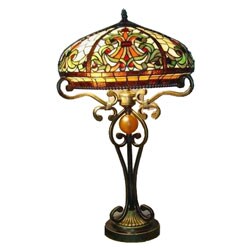 Tiffany Style Baroque Table Lamp