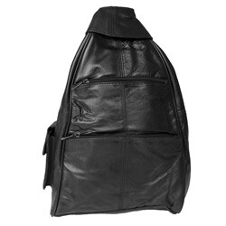 Adi Designs Genuine 16-inch Leather Backpack