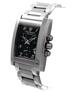 Jules Jurgensen Men's Black Dial Chronograph Watch