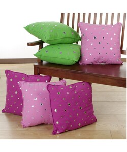 Bright Mirrored Pillows (Set of 2)