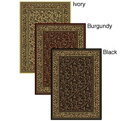 Caroline Floral Heat-set Emerlen Rug (7'9 x 11')