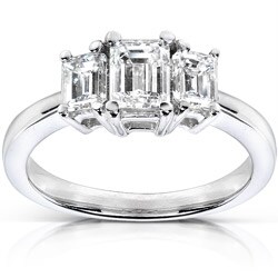 14k Gold 1ct TDW Diamond Three-stone Ring (H-I, SI1-SI2)