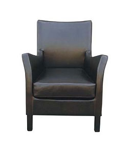 Full Bi-cast Leather Club or Reception Chair