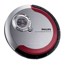 Philips AX5211 Compact & Slim Portable CD Player (Refurbished)