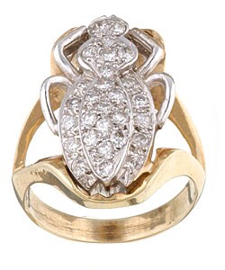 14k Gold 3/4ct TDW Diamond Spider Ring (J-K, I1)