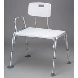 Medline Aluminum Frame Transfer Bench
