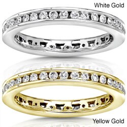 14k Gold 1/2ct TDW Round Diamond Eternity Band (G-H, I1-I2)