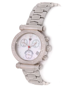 Aqua Master Women's Diamond Chronograph Watch