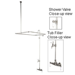 Vintage Chrome Shower Set