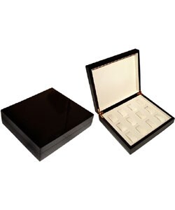 High Gloss Black 12-slot Watch Box