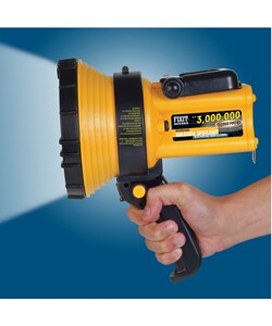 Outdoor Rechargeable 3 Million Halogen Spotlight