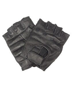 Daxx Top Grain Deerskin Fingerless Gloves