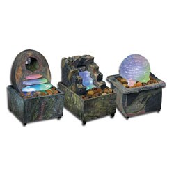 Illuminated Cordless Tranquility Fountain