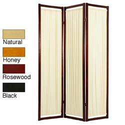 Wood and Cotton Helsinki 72- inch Floor Screen (China)