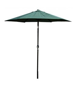 Heavy-duty Green 8.5-foot Tilting Patio Umbrella