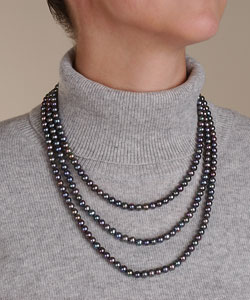 Cultured Freshwater Black Pearl ...